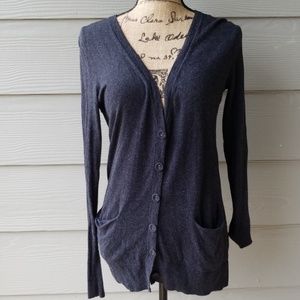 Grey cardgin ling sleeve